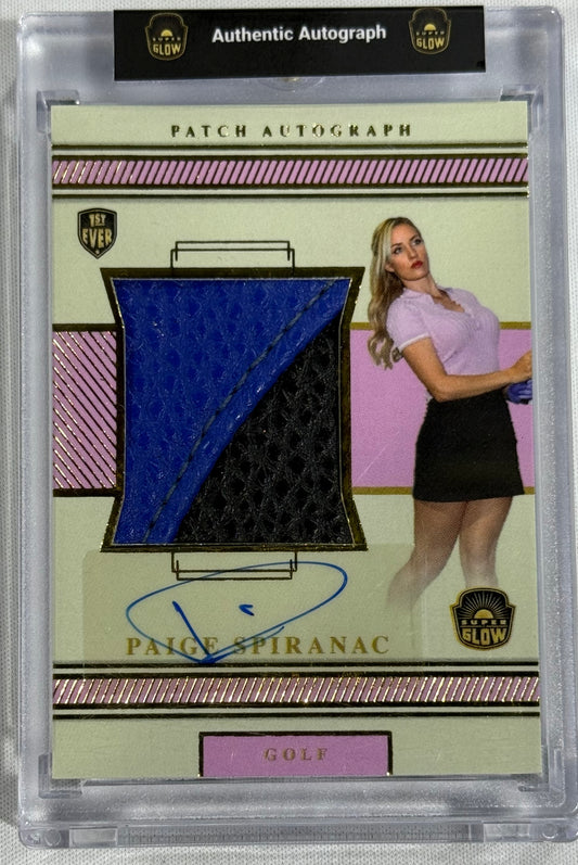 Paige Spiranac 2022 SUPER PRODUCTS SUPER GLOW "1ST EVER" PATCH AUTO /45