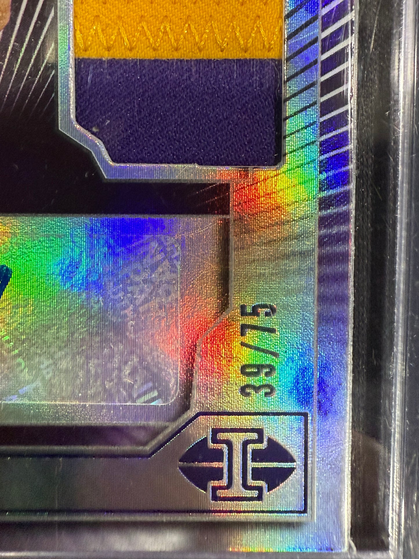 J.J. MCCARTHY 2024 ILLUSIONS FIRST IMPRESSIONS RC 3 COLOR PATCH AUTO SP /75 NM