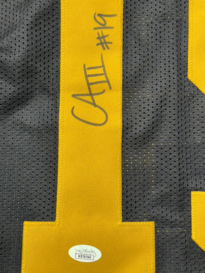 Calvin Austin III #19 Signed Jersey Pittsburgh Steelers JSA Long Version Alt
