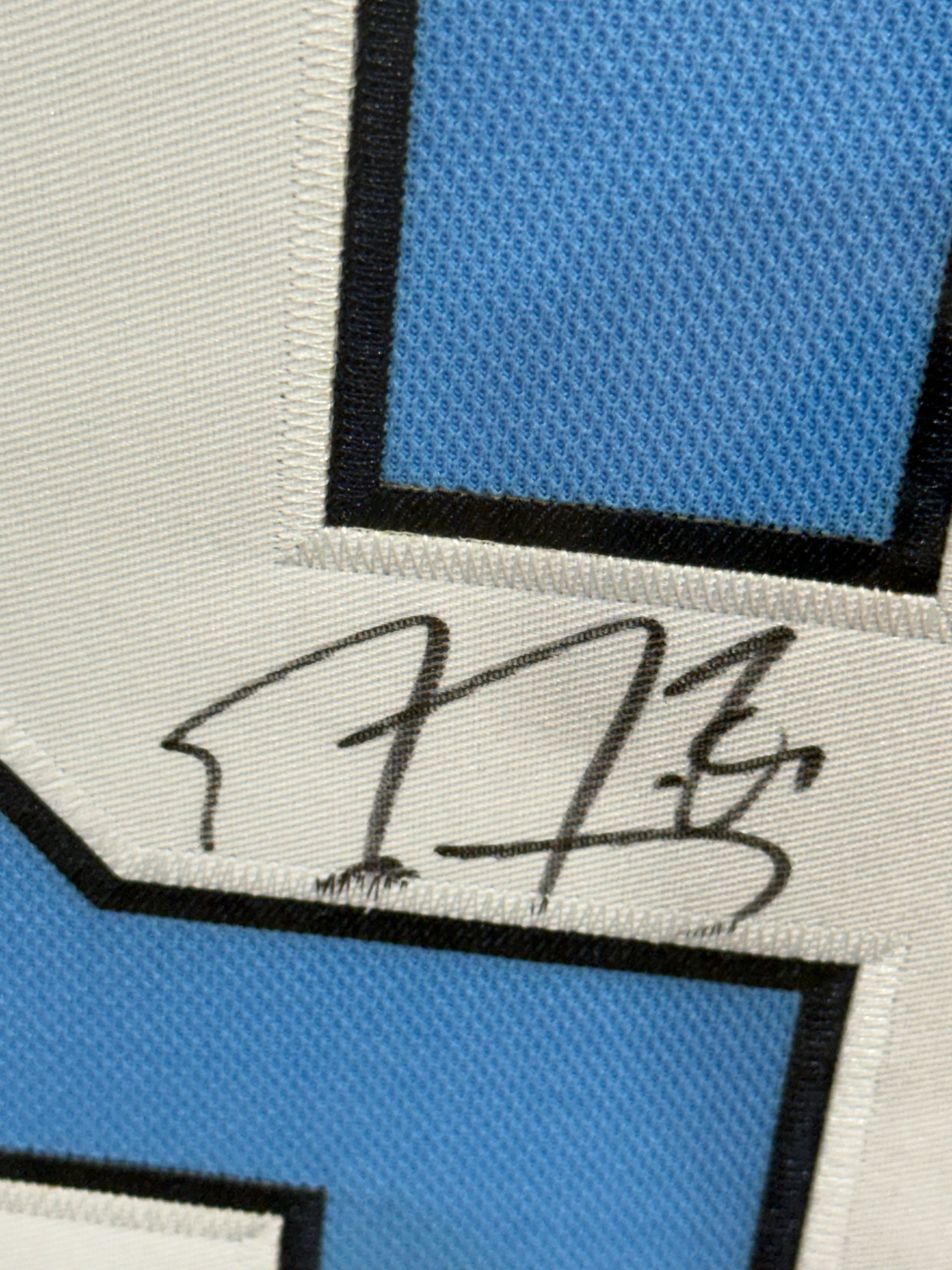 MARC ANDRE FLEURY SIGNED AUTOGRAPH PITTSBURGH PENGUINS JERSEY JSA Blue