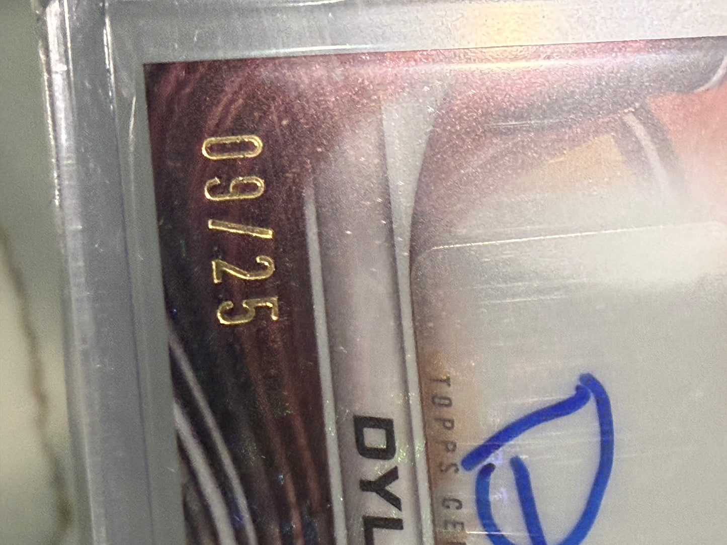 2024-25 Bowman U Best Dylan Harper Patch Auto Orange Mini-Diamond 9/25! Rutgers