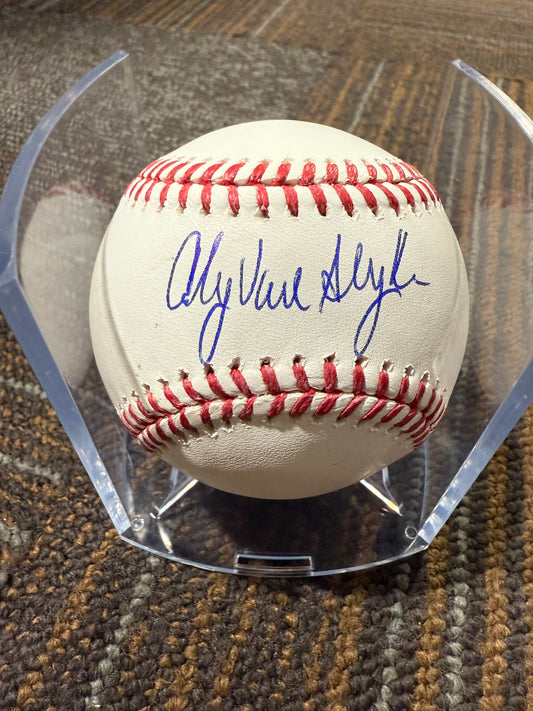 Andy Van Slyke Signed Autographed ROMLB Baseball Pittsburgh Pirates JSA
