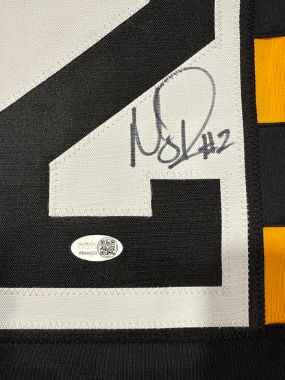 Mason Rudolph Signed Pittsburgh Steelers Custom Jersey Jsa Bumblebee
