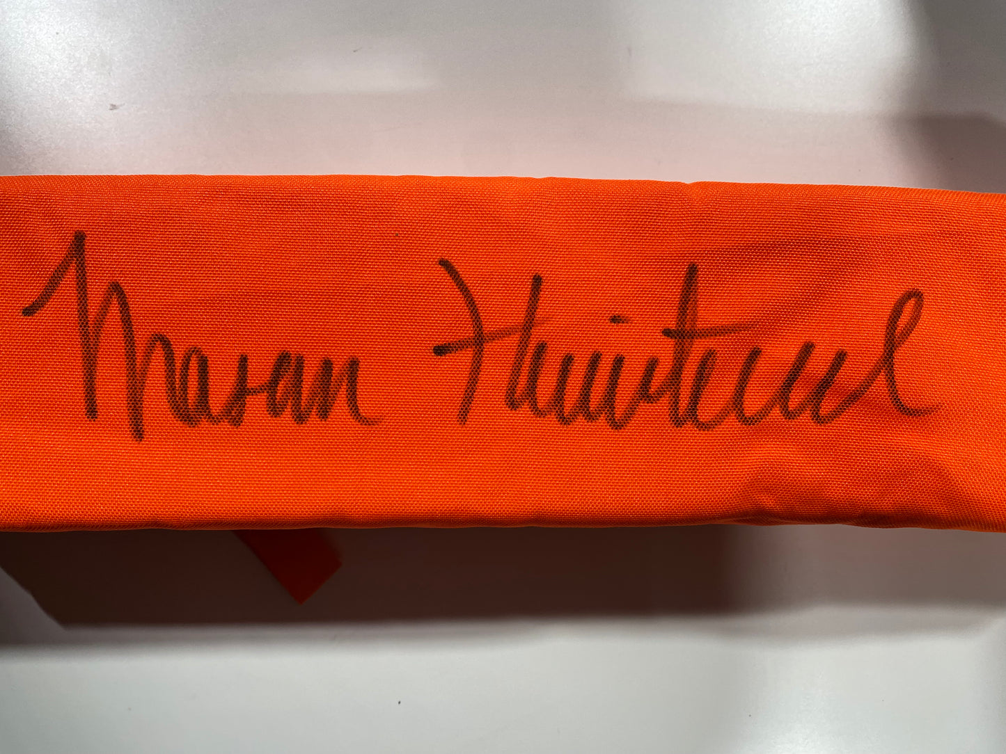 Mason Heintschel Full Name signed Pylon JSA