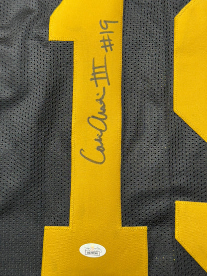 Calvin Austin III #19 Signed Jersey Pittsburgh Steelers JSA Long Version Alt