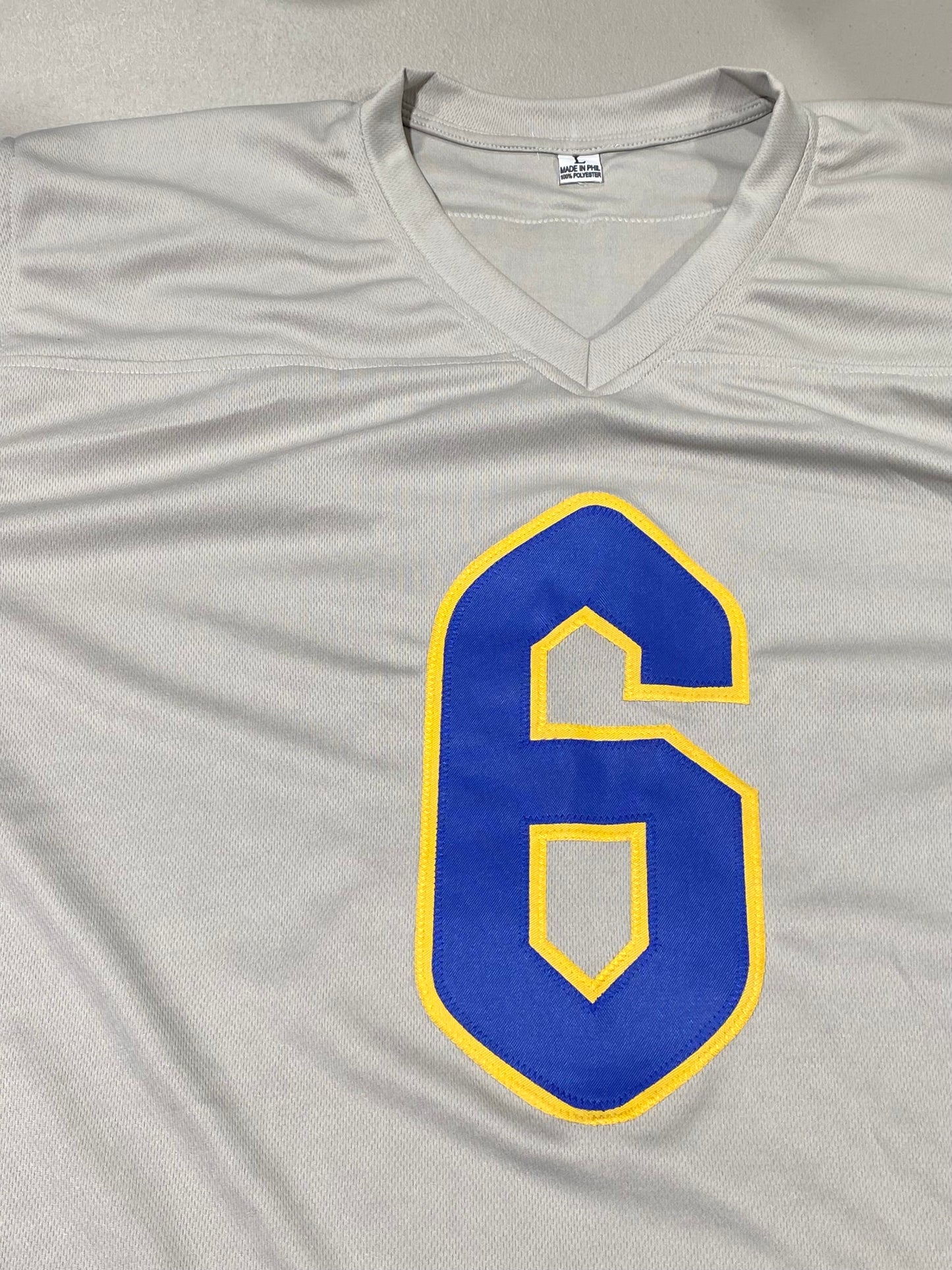 Mason Heintschel Signed Gray Custom Pitt Panthers Jersery JSA Size L