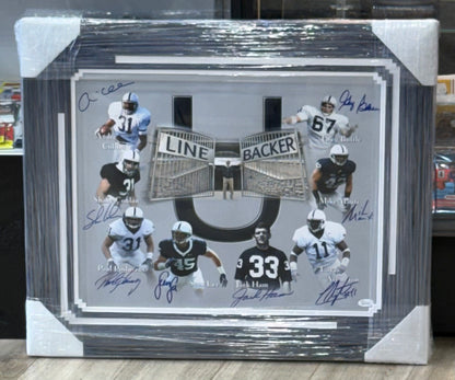Penn State Linebacker U Autographed 16x20 Photo 8 Signature JSA authentication