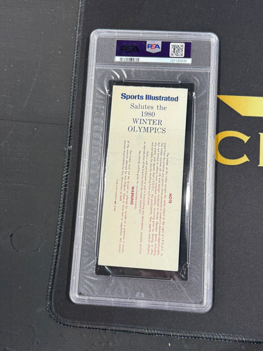 1980 USA OLYMPIC HOCKEY TICKET VS SWEDEN UNUSED USA TIES 2-2 JSA Authentic