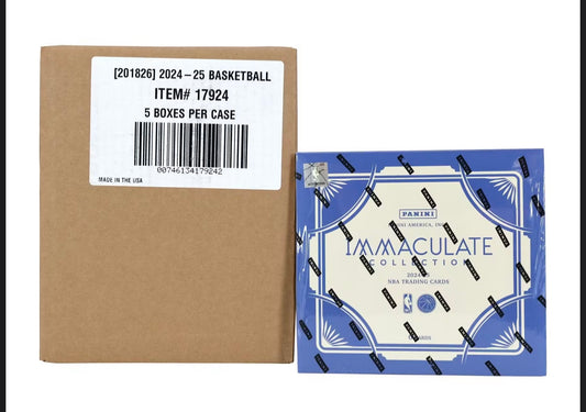 2024-25 Panini Immaculate Basketball Hobby 5-Box Case