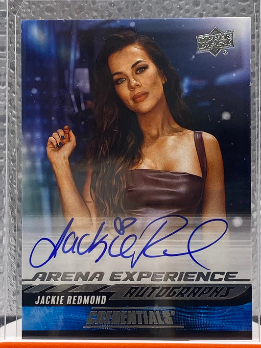2024-25 UD Credentials - JACKIE REDMOND - Arena Experience - On Card Auto