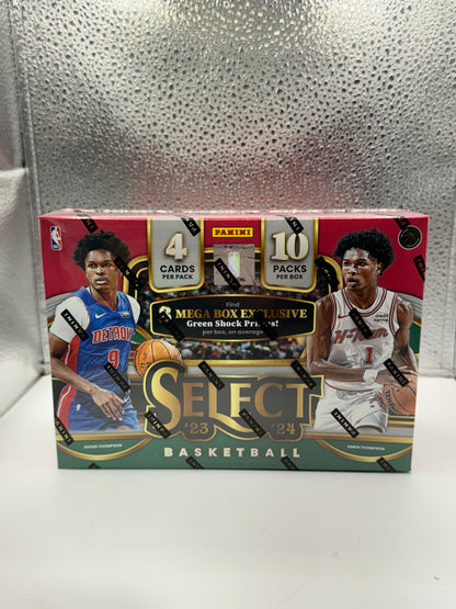 2023-24 PANINI SELECT BASKETBALL HOBBY MEGA BOX (GREEN SHOCK)