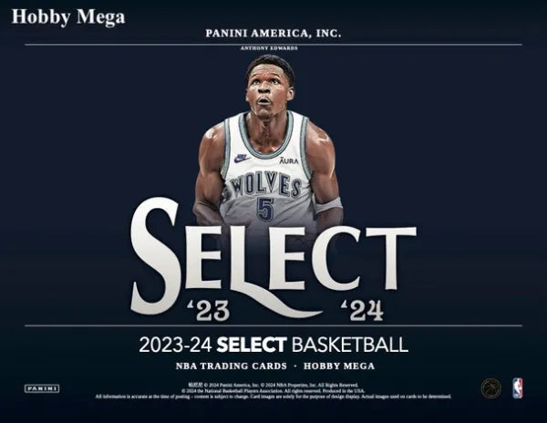 2023-24 PANINI SELECT BASKETBALL HOBBY MEGA BOX (GREEN SHOCK)