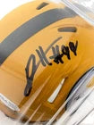 Derrick Harmon Signed Yellow Pittsburgh Steelers Mini Helmet JSA 587