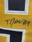 TJ McConnell Signed Navy Indiana Pacers Custom Jersey JSA Size XL