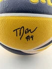 TJ McConnell Signed Blue And Yellow Basketball Indiana Pacers JSA 253