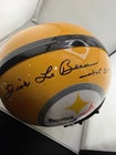 Dick LeBeau Signed Replica Yellow Pittsburgh Steelers Helmet “HOF 2010” JSA 547