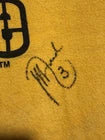 Derrick Harmon Jeff Reed Dual Signed Pittsburgh Steelers Terrible Towel JSA 591