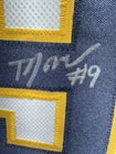 TJ McConnell Signed White Indiana Pacers Custom Jersey JSA Size XL