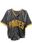 Rafael Flores Jr Signed Custom Black Pittsburgh Pirates Jersey JSA Size L