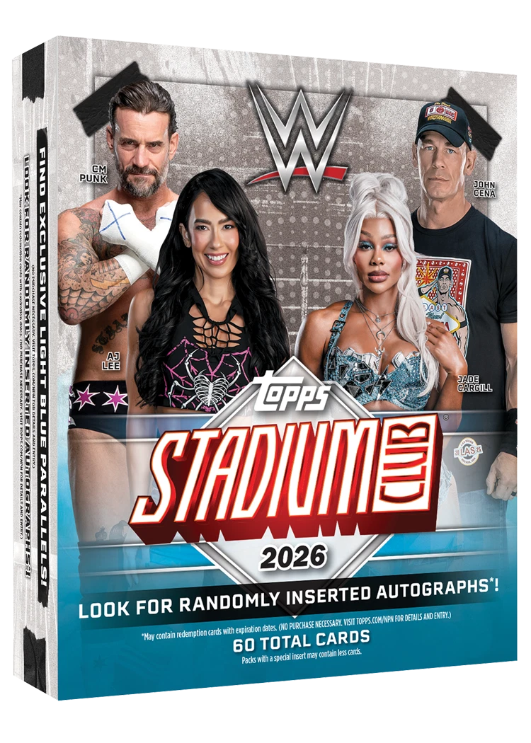 2026 Topps Stadium Club WWE Wrestling Mega Box