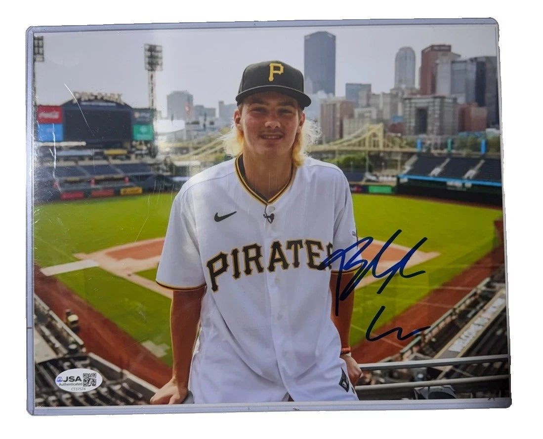 Bubba Chandler Signed 8x10 Photo Pittsburgh Pirates JSA