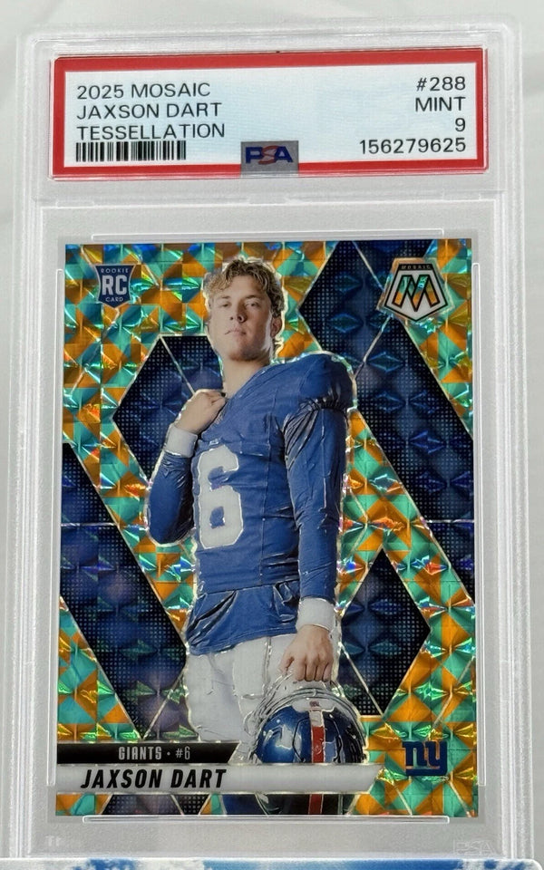 2025 Panini Mosaic Variations Jaxson Dart RC Tessellation Prizm 2/15 New York