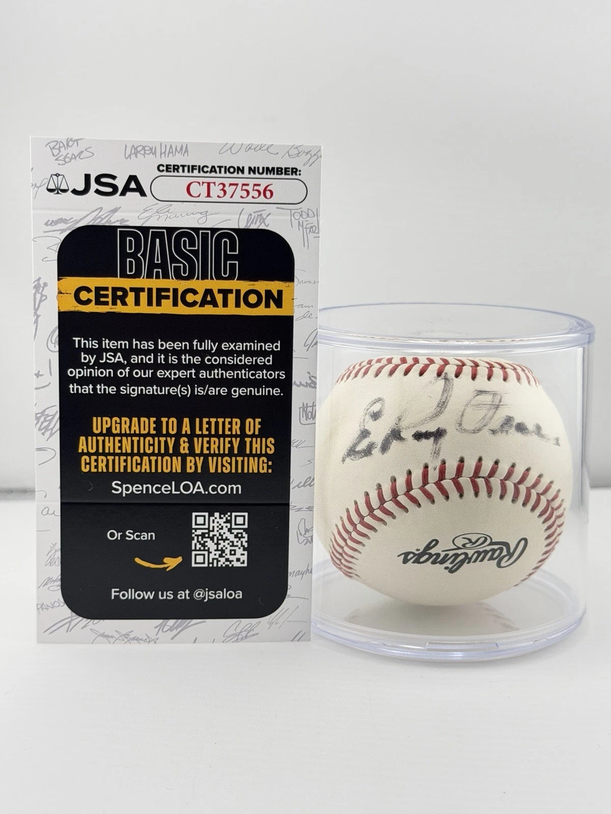 Elroy Face Autographed Pittsburgh Pirates Baseball JSA 556
