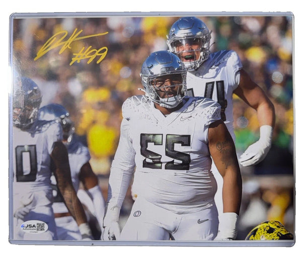 Derrick Harmon Signed TL 8x10 Photo Michigan State JSA