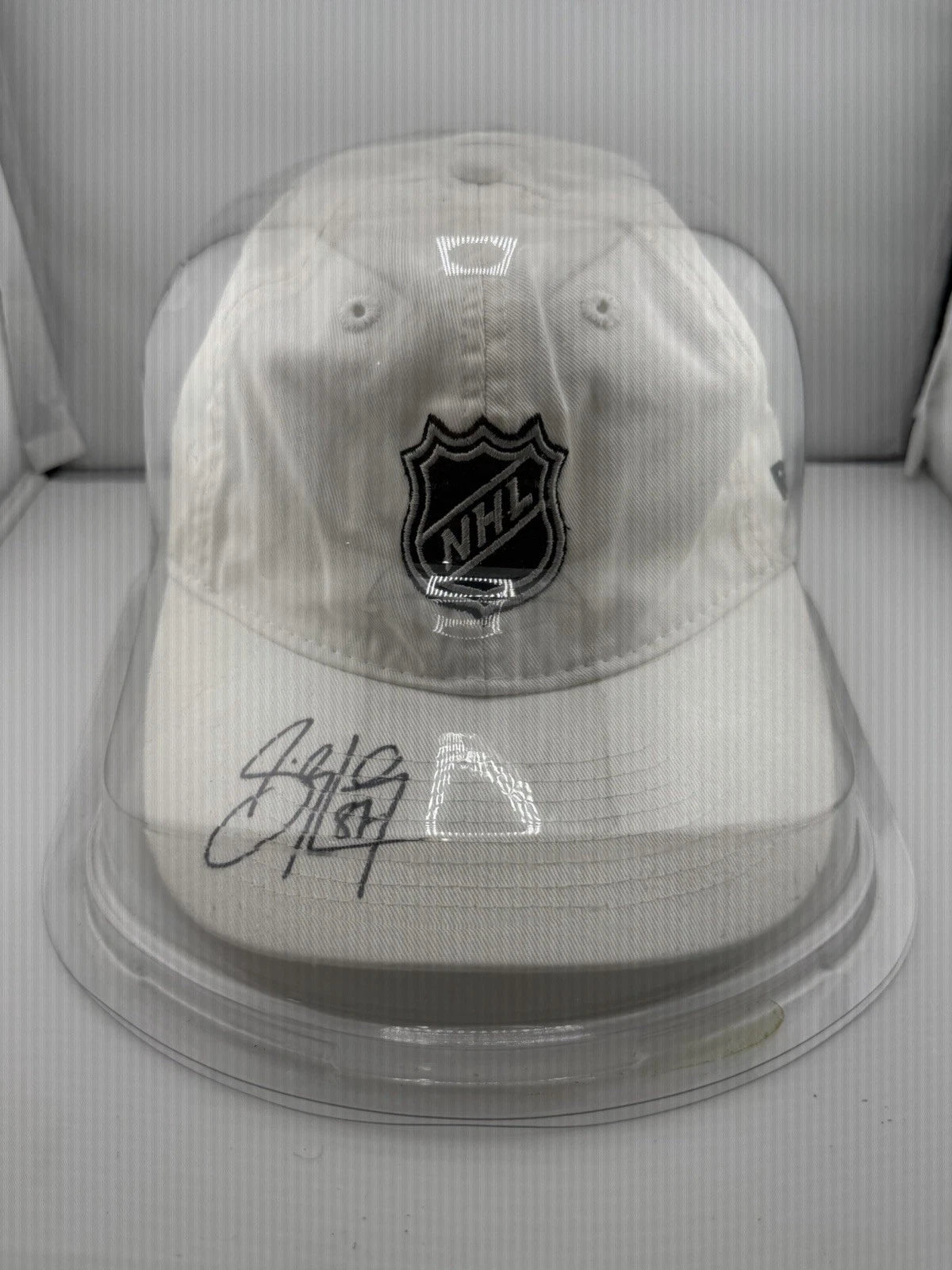 Sidney Crosby Signed NHL Hat Pittsburgh Penguins JSA 553