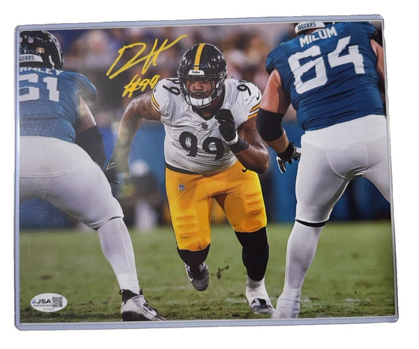 Derrick Harmon Signed 8x10 Running TL Photo Pittsburgh Steelers JSA