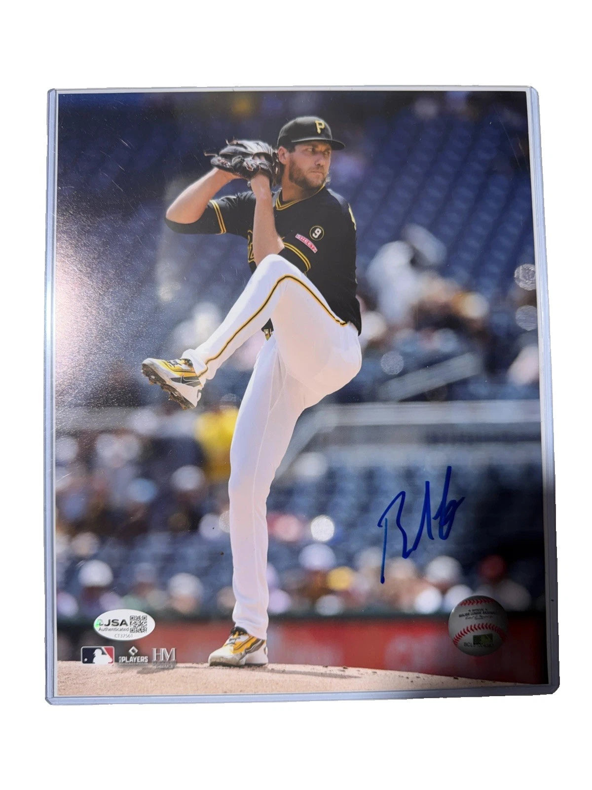 Braxton Ashcroft Signed 8x10 Photo Pittsburgh Pirates Pitching JSA