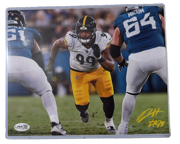 Derrick Harmon Signed 8x10 Running BR Photo Pittsburgh Steelers JSA