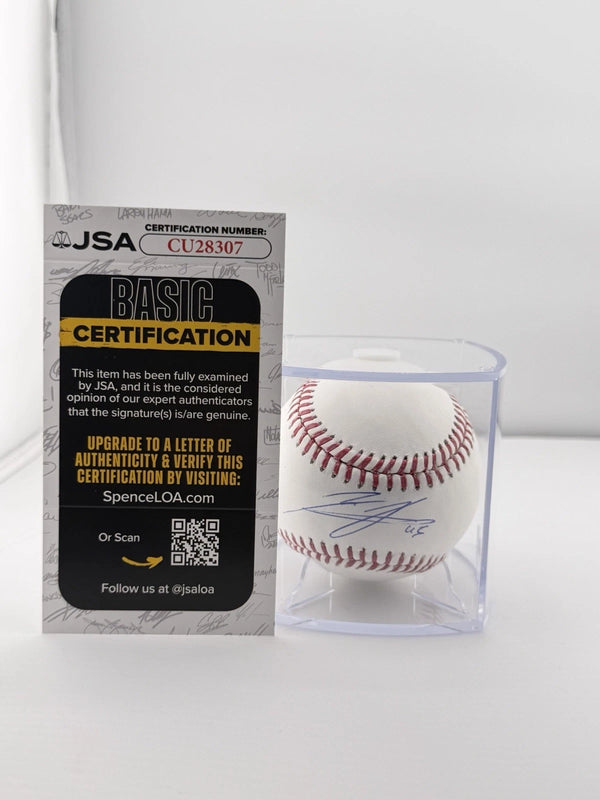 Rafael Flores Jr. Signed Baseball Pittsburgh Pirates JSA 307