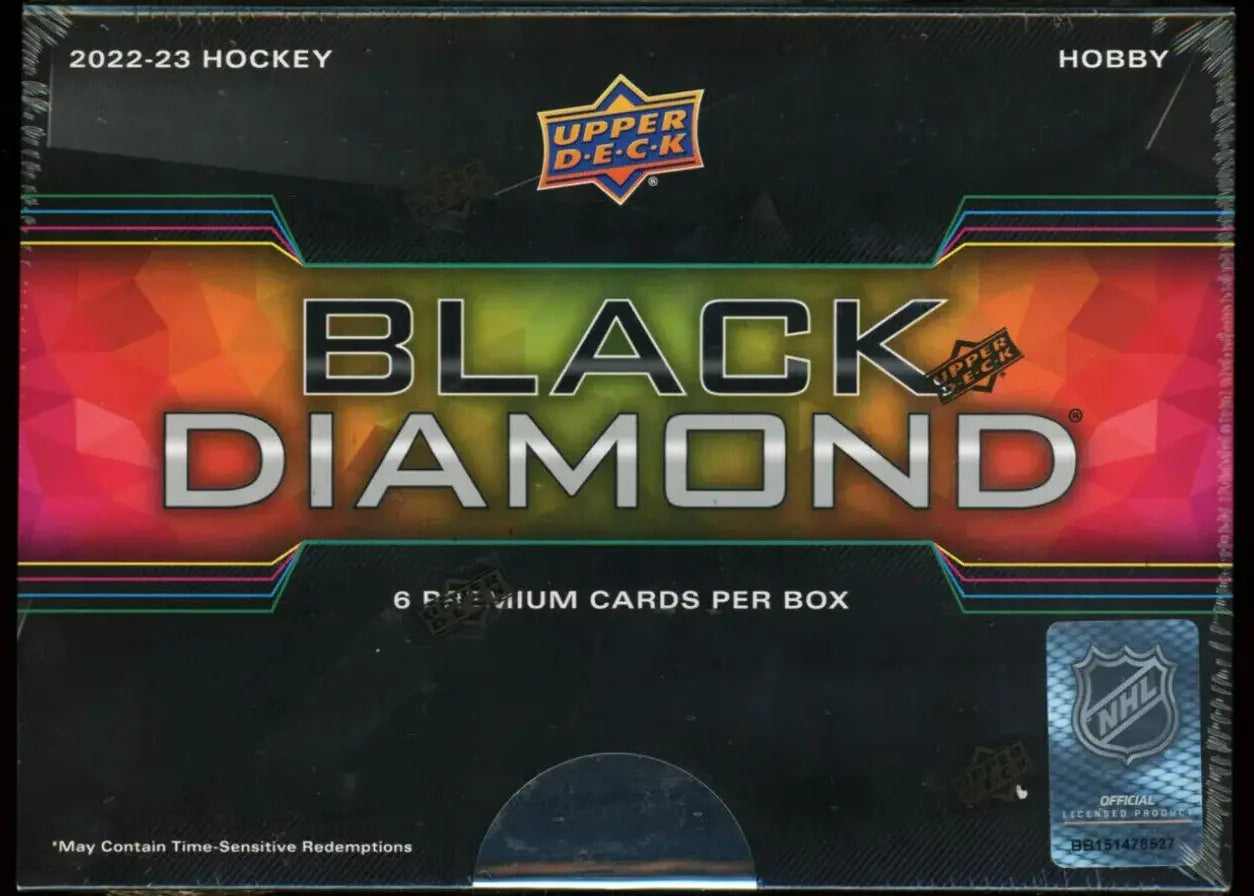 2022-23 Upper Deck Black Diamond Hockey Factory Sealed Hobby Box