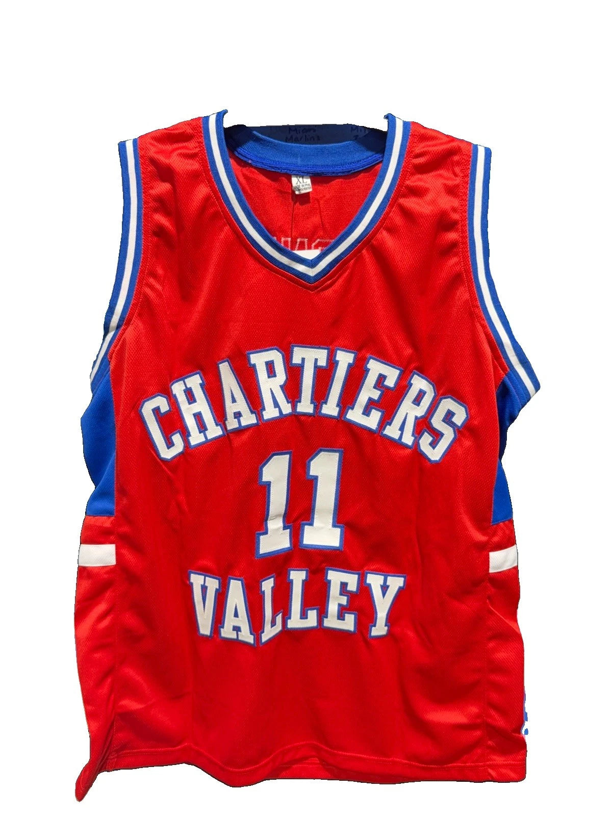 TJ McConnell Signed Red Chartiers Valley Custom Jersey JSA Size XL