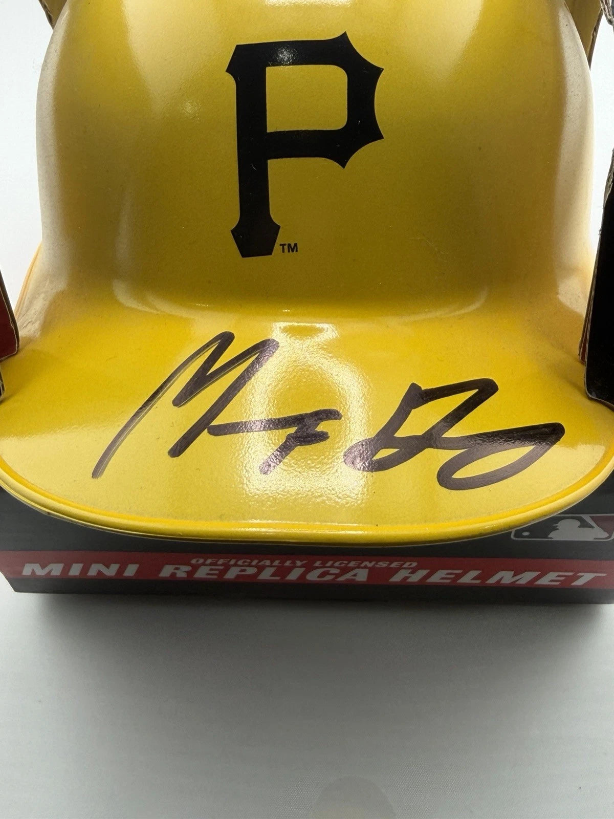 Murf Gray Signed Mini Replica Helmet Pittsburgh Pirates JSA 388
