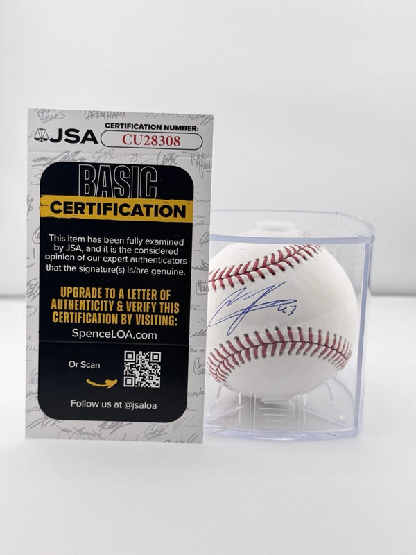 Rafael Flores Jr. Signed Baseball Pittsburgh Pirates JSA 308