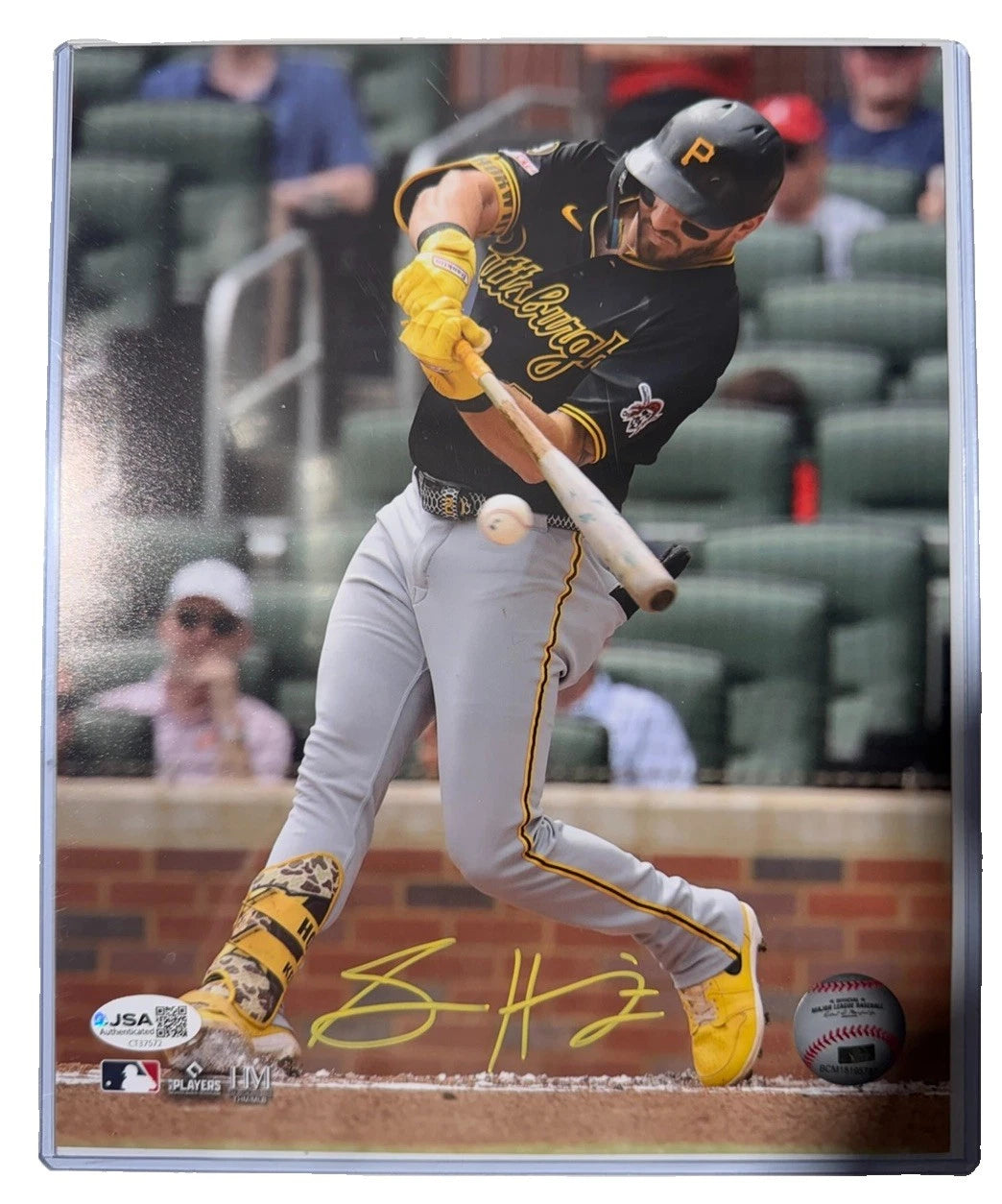 Spencer Horwitz Signed 8x10 Photo Pittsburgh Pirates Hitting JSA