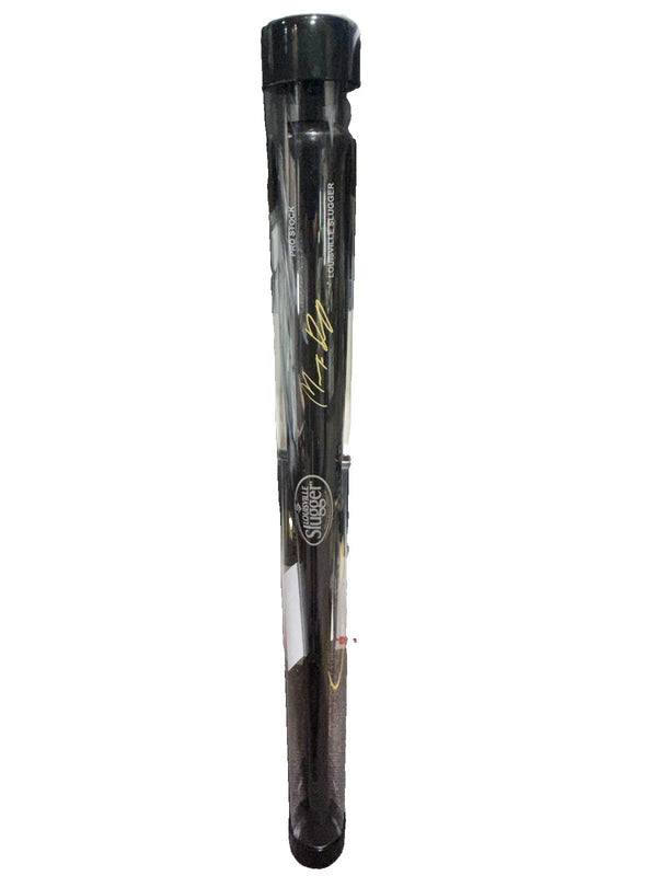Murf Gray Signed Louisville Slugger Black Bat Pittsburgh Pirates JSA 797