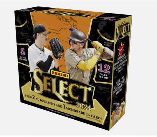 2024 Panini Select Baseball Factory Sealed Hobby Box