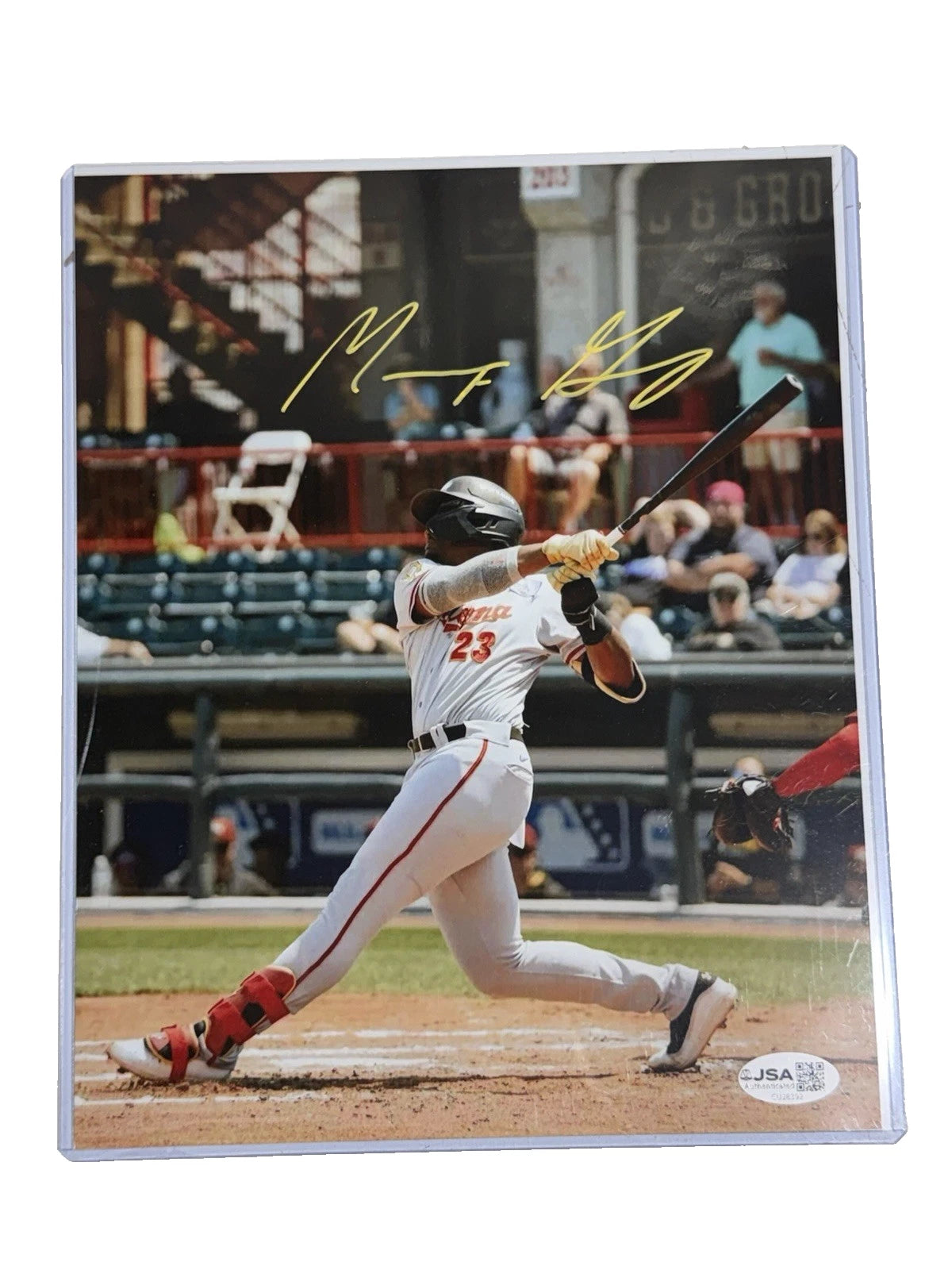 Murf Gray Signed 8x10 Photo Pittsburgh Pirates Altoona Curve Photo JSA 392