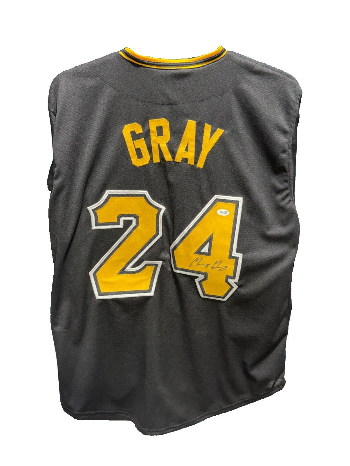 Murf Gray Signed Custom Pittsburgh Pirates Jersey JSA Size L