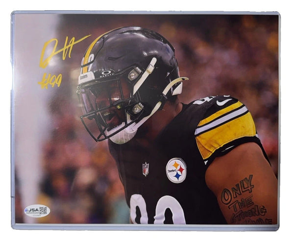Derrick Harmon Signed 8x10 Headshot TL Photo Pittsburgh Steelers JSA