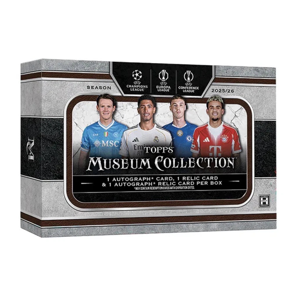 2025-26 Topps UEFA Club Competitions Museum Collection Soccer Hobby Box