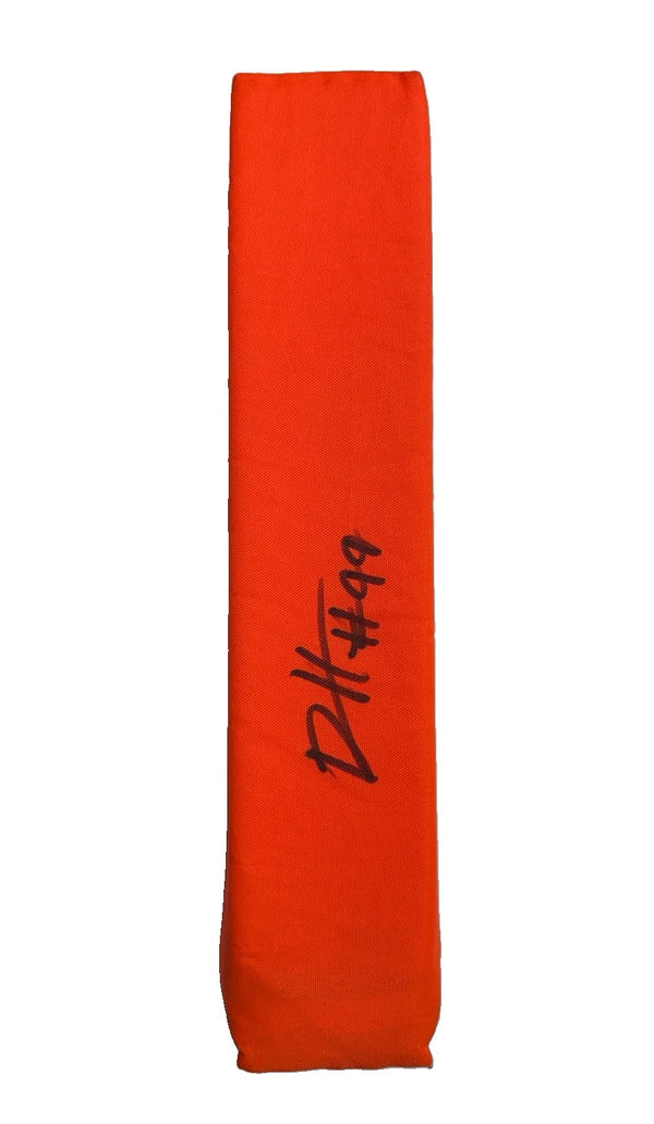 Derrick Harmon Signed Touchdown Pylon Pittsburgh Steelers JSA 586