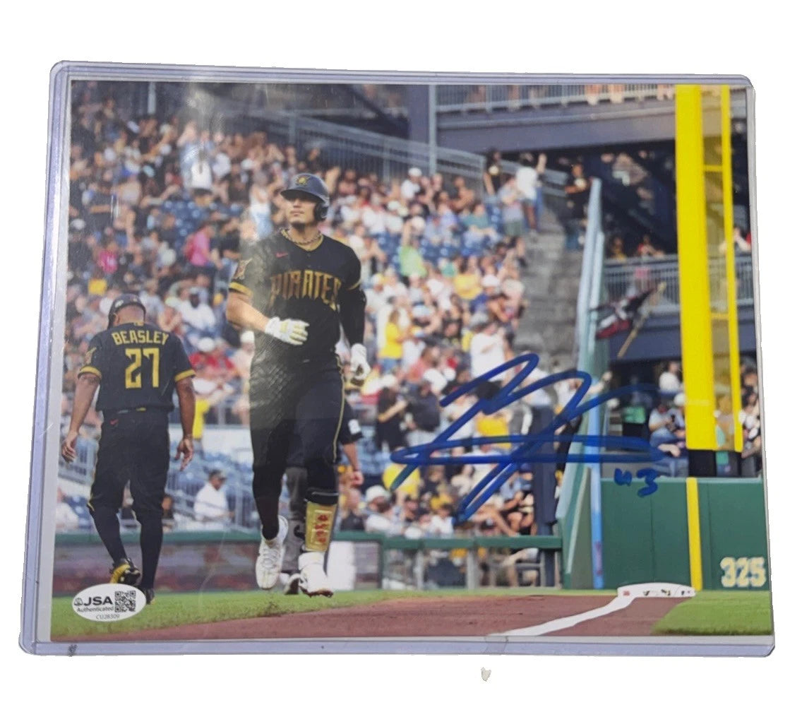 Rafael Flores Jr. Signed 8x10 Photo Pittsburgh Pirates JSA