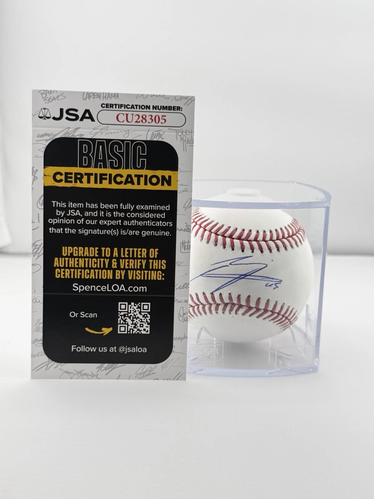 Rafael Flores Jr. Signed Baseball Pittsburgh Pirates JSA 305