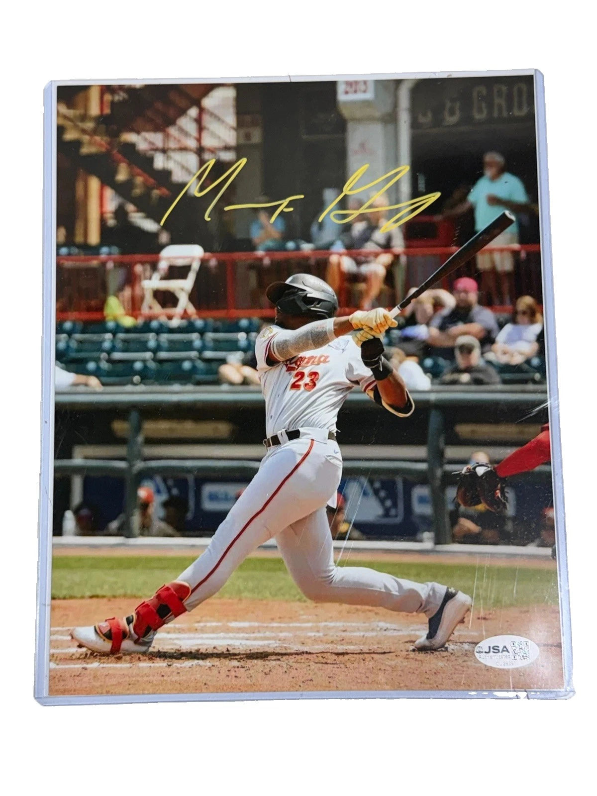 Murf Gray Signed 8x10 Photo Pittsburgh Pirates Altoona Curve Photo JSA 391