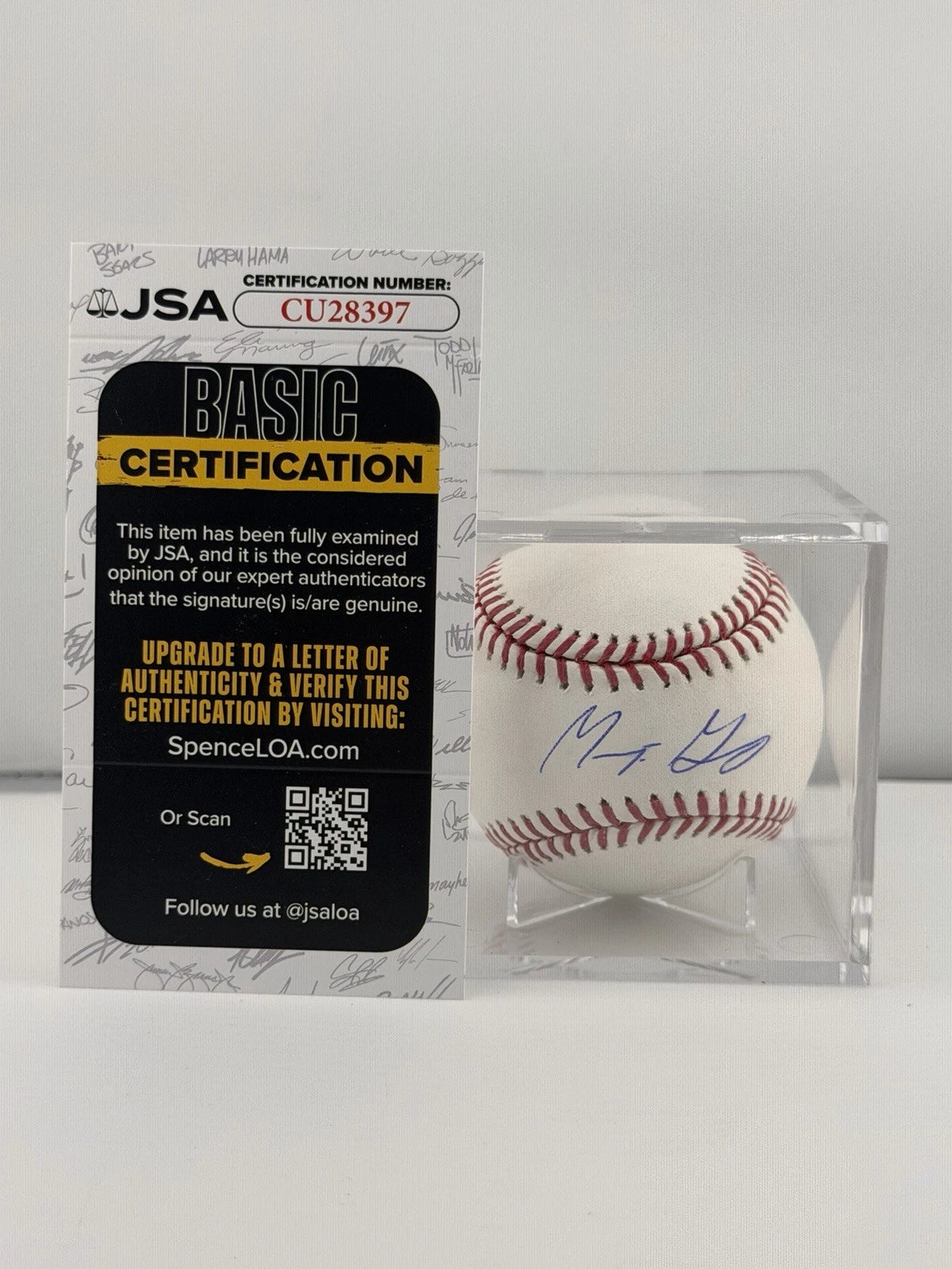 Murf Gray Signed Baseball Pittsburgh Pirates JSA 397