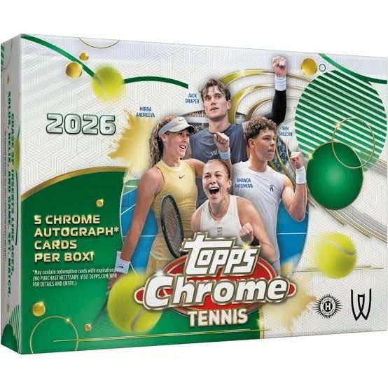 2026 Topps Chrome Tennis Delight Box